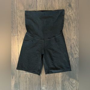 Beyond Yoga maternity black biker shorts